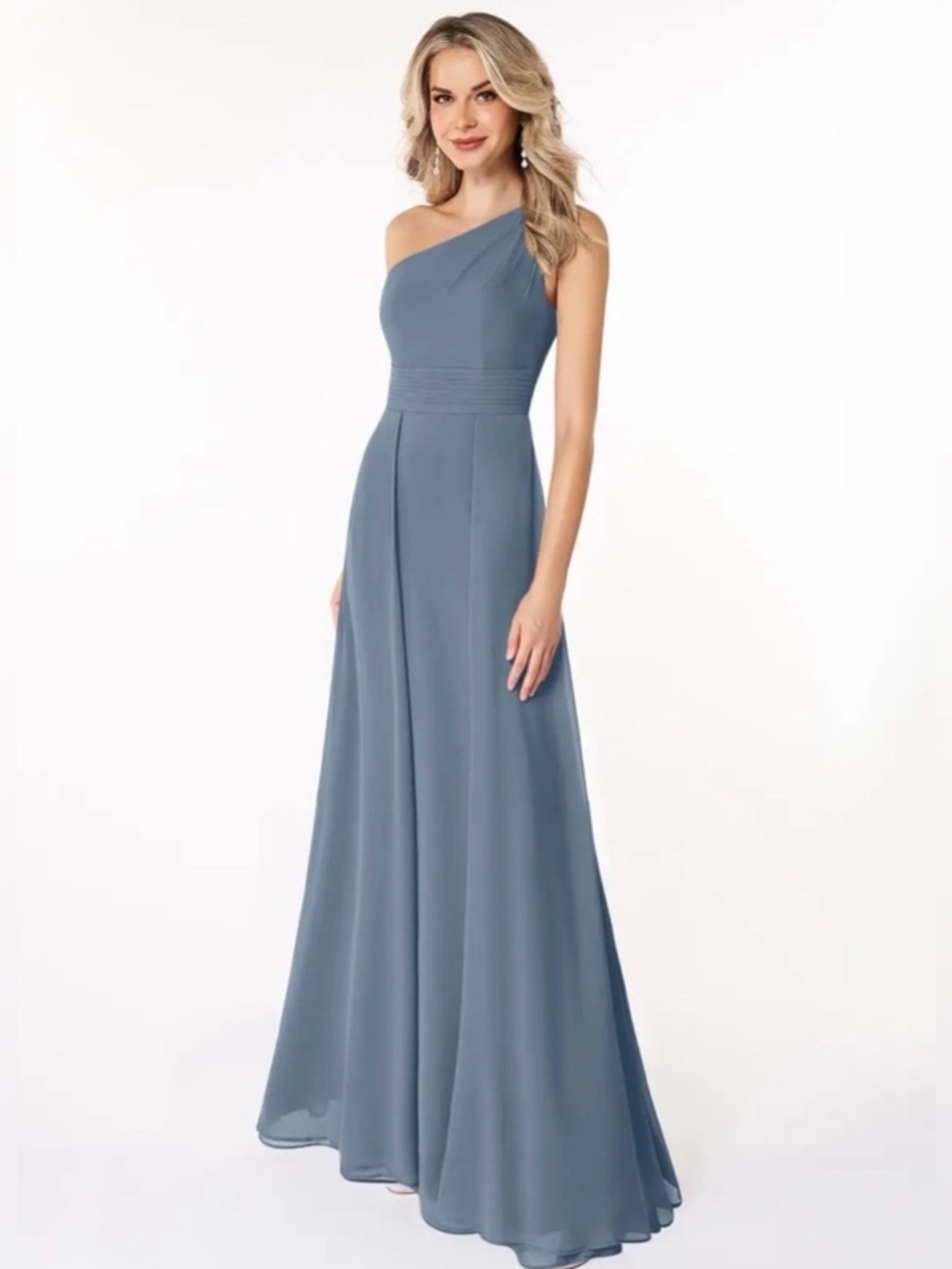Azazie Blue Twilight Bridesmaid Dress